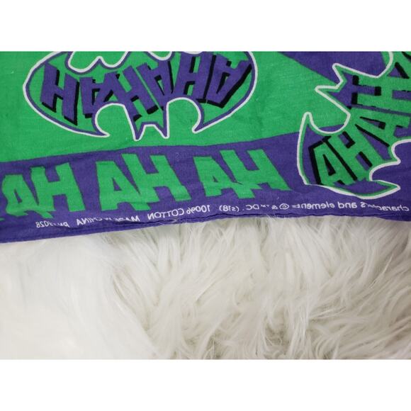 Batman The Joker The Killing Joke Bandana Handkerchief DC Comics Villain 21"x21" - Picture 2 of 5